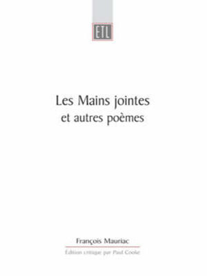 cover image of Les Mains Jointes Et Autres Poèmes (1905-1923)